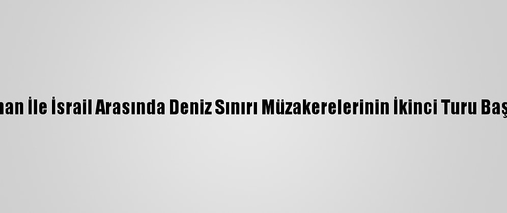 Lübnan İle İsrail Arasında Deniz Sınırı Müzakerelerinin İkinci Turu Başladı