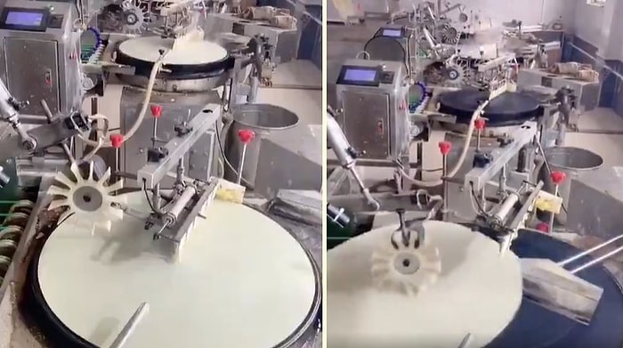 Daha Önce Hiç Seri Üretim Yapan Yufka Makinesi Görmüş müydünüz?