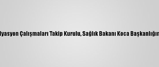 İstanbul İl Filyasyon Çalışmaları Takip Kurulu, Sağlık Bakanı Koca Başkanlığında Toplandı