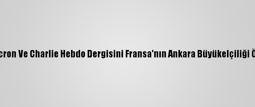 Vatan Partililer, Macron Ve Charlie Hebdo Dergisini Fransa'nın Ankara Büyükelçiliği Önünde Protesto Etti