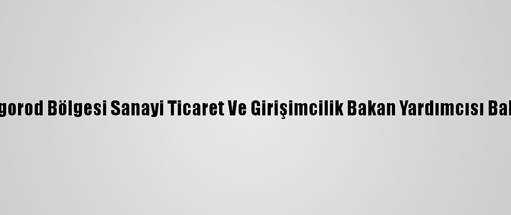 Rusya Nijniy Novgorod Bölgesi Sanayi Ticaret Ve Girişimcilik Bakan Yardımcısı Balakin Sakarya'da: