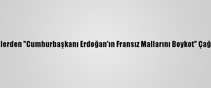 Nijeryalı Alimlerden "Cumhurbaşkanı Erdoğan'ın Fransız Mallarını Boykot" Çağrısına Destek