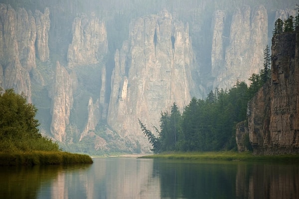 7. Река Синяя, левый приток Лены (Якутия).