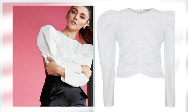6. Hande Erçel'in Marie Claire çekimlerinde üstündeki bluzun markası Nocturne.
