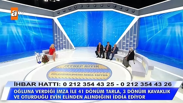 Otogarda vatandaşların yardım etmesi ile Müge Anlı'ya ulaşıldıktan sonra programa çıkan Zeynep Teyze programda ilkokulda öğrendiği Cumhuriyet Şiirini okudu.