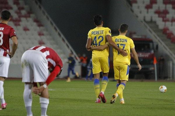 Gruptaki ilk maçında Villareal deplasmanında 5-3 kaybeden Sivasspor, ikinci maçta ise İsrail temsilcisi Maccabi Tel Aviv'e Sivas'ta 1-2 kaybetti.