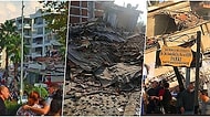 Çok Sayıda Bina Yıkıldı: Ege Açıklarında Meydana Gelen 6.6 Büyüklüğündeki Depremin Ardından İzmir'deki Görüntüler