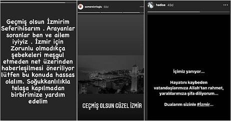 Gün Kenetlenme Günü! İzmir'de Meydana Gelen Depremin Ardından Ünlü İsimler de Paylaşımlarıyla İzmir'e Destek Verdi