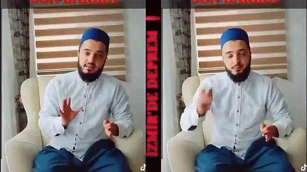 İsminin Muhammed Burhan olduğu söylenen kişi yayınladığı bir video ile tepki çekti.