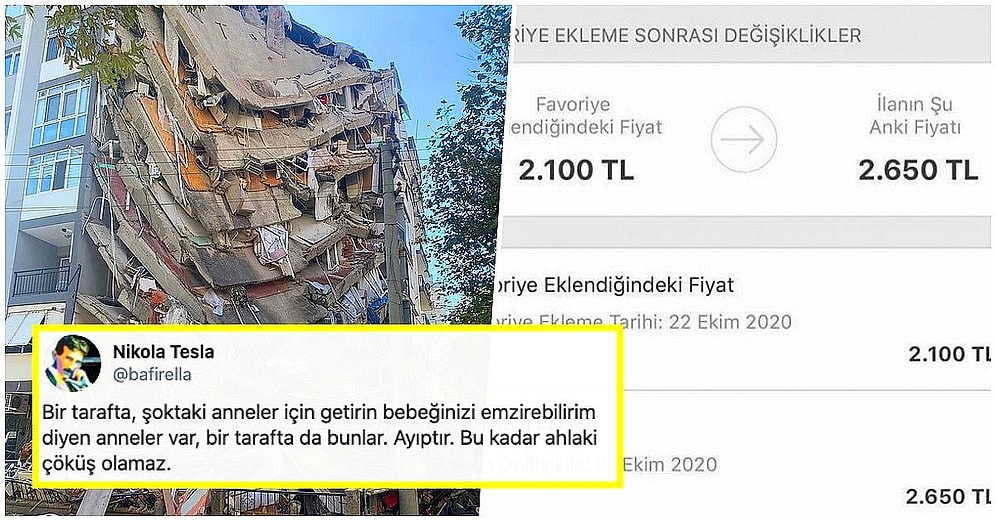 İzmir'de Yaşanan Depremin Ardından Kiralık Evlere Talebin Artması Üzerine Kiraların %25 Zamlanması Pes Dedirtti!
