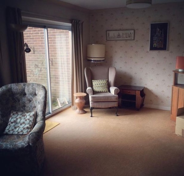 Изначальный интерьер дома.