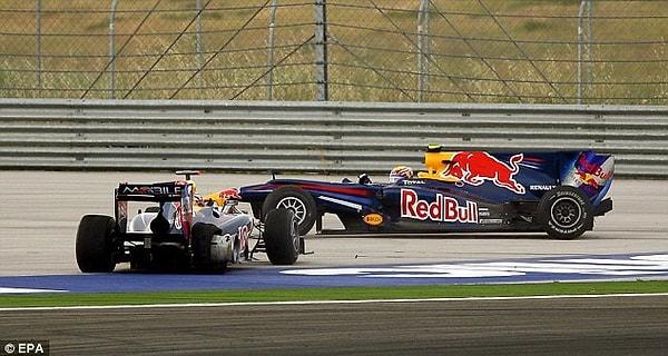 12. İstanbul Park'ın en unutulmaz anı 2010 yılındaki Vettel-Webber kazasıydı.