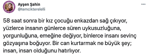 58 Saat Sonra Gelen Mucize: 14 Yaşındaki İdil Şirin'in Enkazdan Sağ Çıkartılması Hepimizi Umutlandırdı