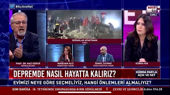 Naci Görür'den 'Vatandaş Ne Yapsın?' Sorusuna Cevap: 'Bu Acıyı Unutmasınlar, Demokratik Yollarla, Can Güvenliğini Sağlamayanlardan Hesap Sorsunlar'