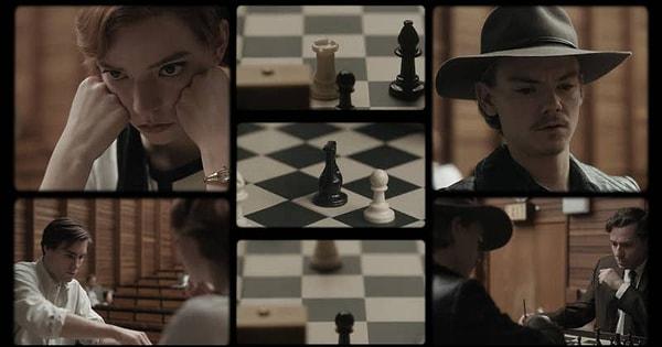 7. Hatta bazı sahnelerde sadece aktörlerin yüzü gözüktüğü halde satranç oynamaya gerçekten devam etmişler.