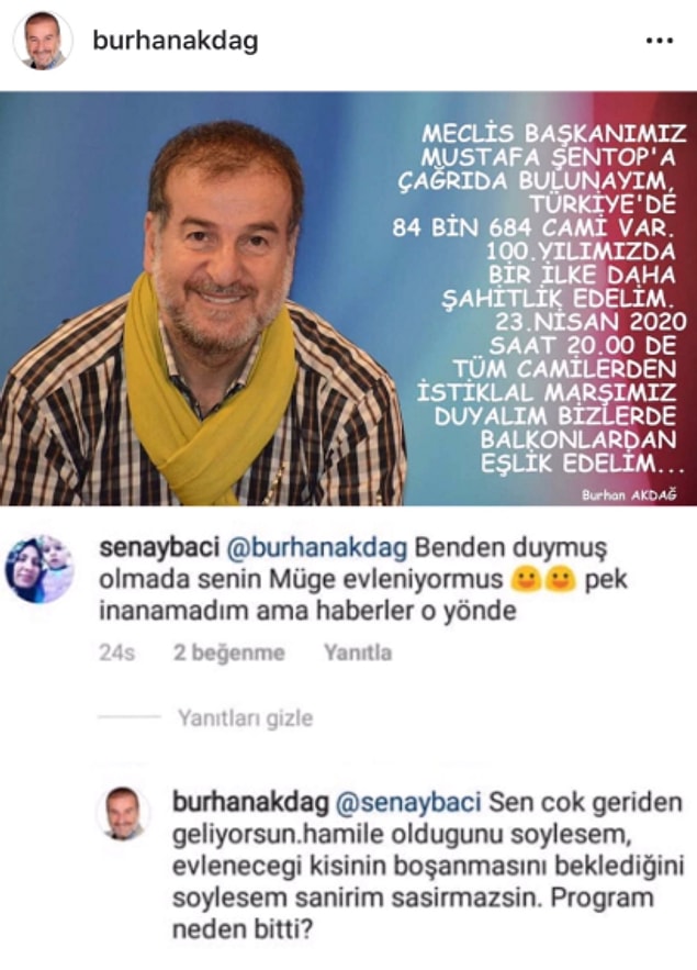 Burhan Akdağ Müge Anlı'nın hamile olduğu imasında bulunmuştu!