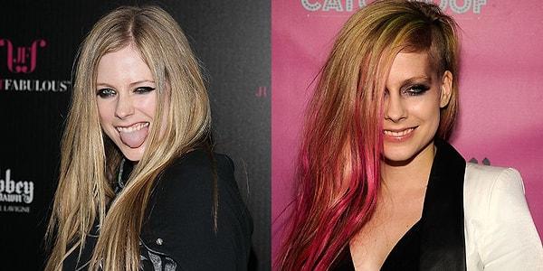 10. Avril Lavigne, Brody Jenner ile iki yıllık ilişkisi boyunca kısmen daha uysal görünüyordu, ancak, ilişkileri biter bitmez pembe tonlarıyla punk zamanlarına geri döndü.