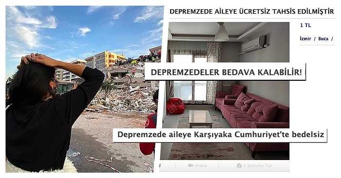 İzmir'de Gerçekleşen Depremin Ardından Evlerini Depremzedelere Ücretsiz Tahsis Eden Ev Sahiplerinden İnsanlık Dersi