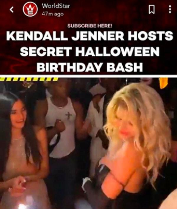 3. Hiçbir pandemi kuralını dinlemeden doğum günü için Cadılar Bayramı'yla birlikte felekten bir gece çalan Kendall Jenner!