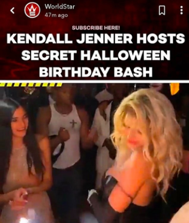 3. Hiçbir pandemi kuralını dinlemeden doğum günü için Cadılar Bayramı'yla birlikte felekten bir gece çalan Kendall Jenner!