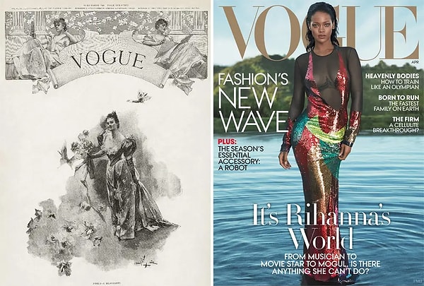 8. Vogue (1892 и 2016).