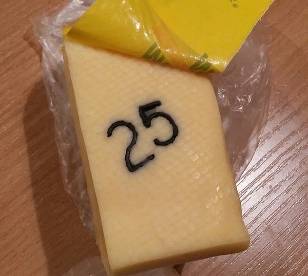 18. Заветная мечта – цифра из сыра!