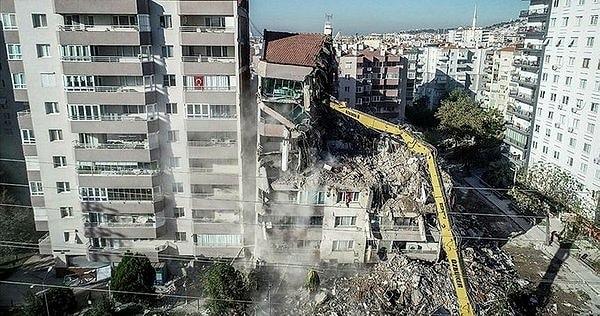 Rıza Bey Apartmanı: 2005 depreminde aşırı sallandı ancak binada oturulmaya devam edildi