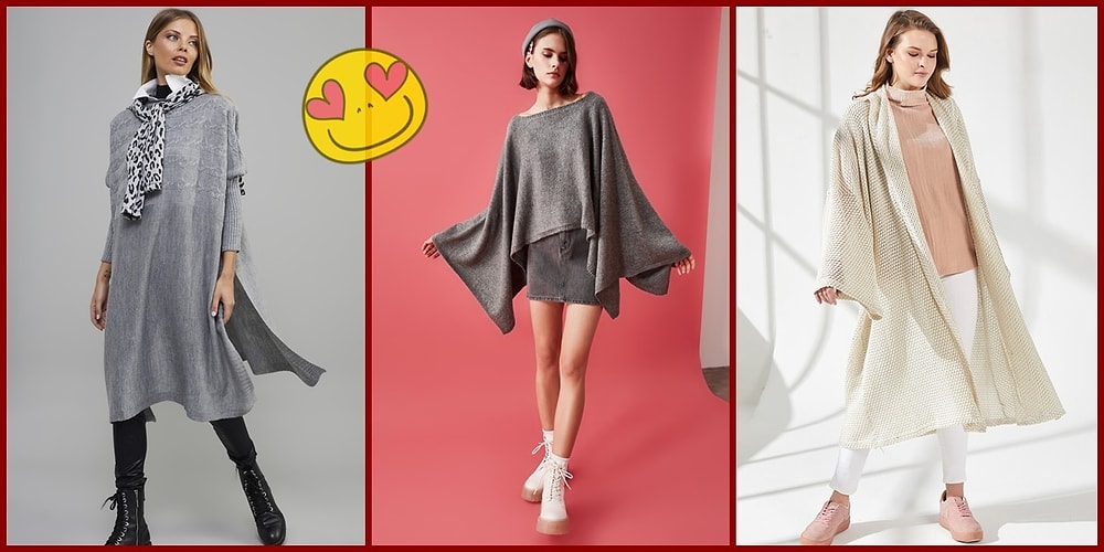 Sizi Şık Bir Süper Kahraman Gibi Hissettirecek Bu Sonbaharın Modası 21 Panço ve Pelerin