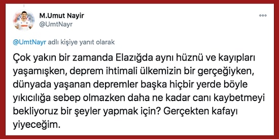 Bu Ülkenin Senin Gibi Sporculara İhtiyacı Var! Umut Nayir İzmir Depreminden Sonra Sitem Etti: "Daha Ne Kadar Canı Kaybetmeyi Bekliyoruz?"