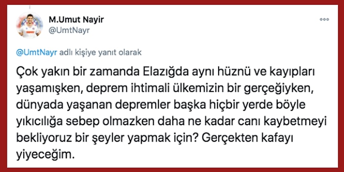 Bu Ülkenin Senin Gibi Sporculara İhtiyacı Var! Umut Nayir İzmir Depreminden Sonra Sitem Etti: "Daha Ne Kadar Canı Kaybetmeyi Bekliyoruz?"