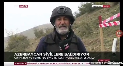 TRT'de Yine KJ Hatası: 'Azerbaycan Sivillere Saldırıyor' Yazısı Sosyal Medyanın Gündeminde