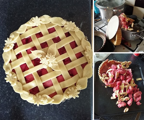 25. Спек пирог. Уронил пирог.