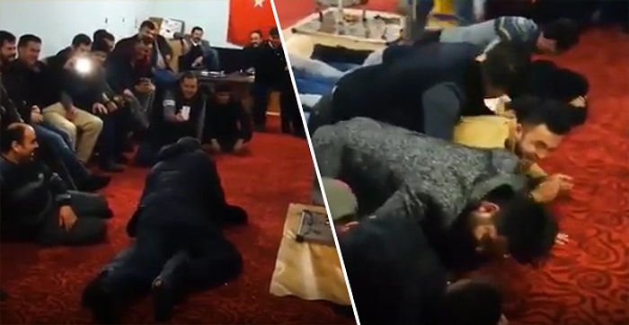 Onlarca Erkeğin Bir Odaya Toplanıp, Askeri Disiplin İçinde Seks Eğitimi Aldığı Bir Acayip Görüntüler