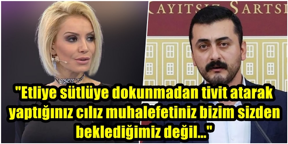 Yine Demediğini Bırakmadı! Öykü Serter, CHP'li Eren Erdem'in Attığı Tweete Kapak Gibi Bir Cevap Verdi