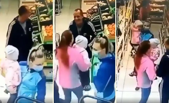 Kucağındaki Çocuğun Gerçek Annesi Gelince, Kendi Çocuğunu Kaybettiğini Fark Eden Kadının Market Kamerasına Yansıyan Korku Dolu Anları