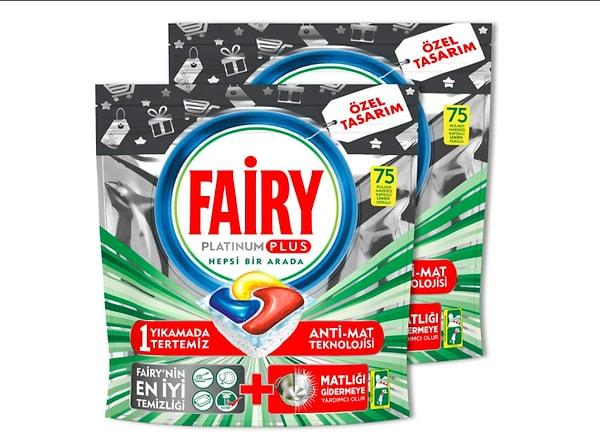 7. Fairy'den başka deterjan kullanmayanlar var biliyoruz, haksız da sayılmazlar. Kampanyalı fiyattan yakalayabilirseniz kaliteyi uygun fiyata getirmiş olursunuz.