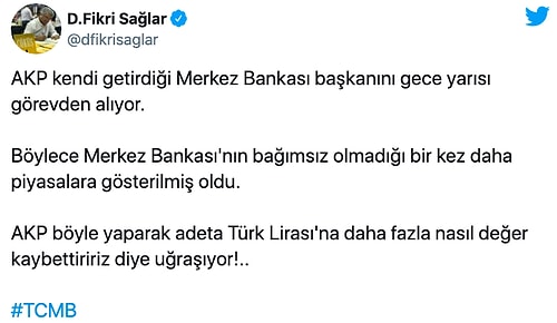 Merkez Bankası'na Başkan Dayanmıyor: Murat Uysal'ın Görevden Alınmasına Kim, Ne Dedi?