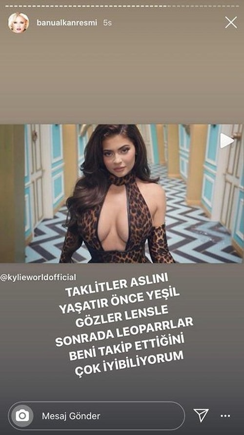 Kylie Jenner’ın Kendisini Taklit Ettiğini İddia Eden Banu Alkan İsyan Etti: 'Kıskanç Kezban Düş Yakamdan'