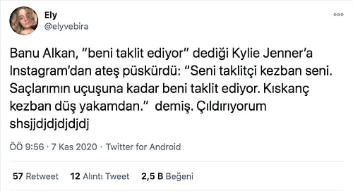 Kylie Jenner’ın Kendisini Taklit Ettiğini İddia Eden Banu Alkan İsyan Etti: 'Kıskanç Kezban Düş Yakamdan'