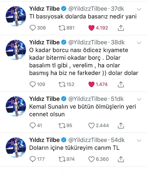 Ekonomi Bilgisi Desen Var! Yıldız Tilbe Gece Gece Dolar ile Kafayı Bozdu Herkesin Beynini Yaktı