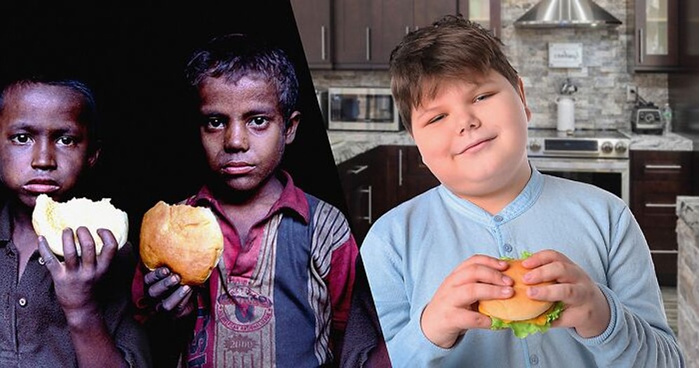 Фотограф показывает контраст между двумя мирами, в которых сейчас живут наши дети