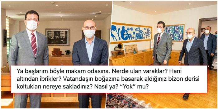 İzmir Büyükşehir Belediye Başkanı Tunç Soyer'in Altın Varaksız ve Banyosuz Makam Odası Gündem Oldu