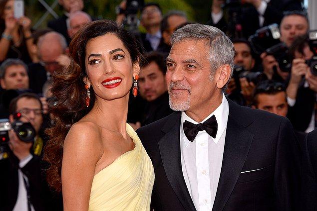 5. George ve Amal Clooney / 550 milyon $