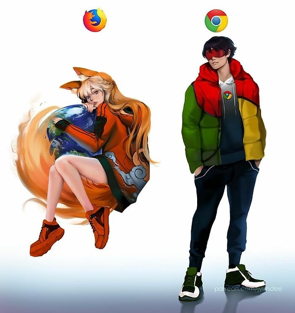 2. Firefox и Chrome (браузеры)