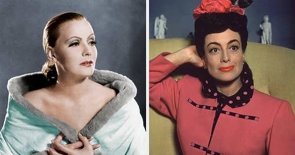 15. Greta Garbo ve Joan Crawford?