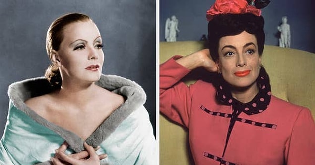 15. Greta Garbo ve Joan Crawford?