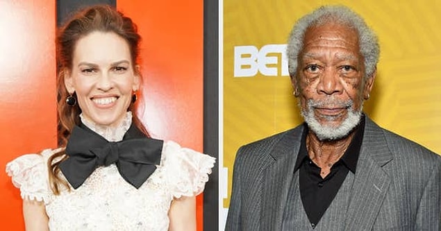 16. Hilary Swank ve Morgan Freeman?