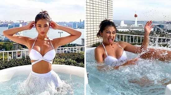 Тайская девушка показывает разницу между фотографиями в Instagram и реальной жизнью (20 фото)