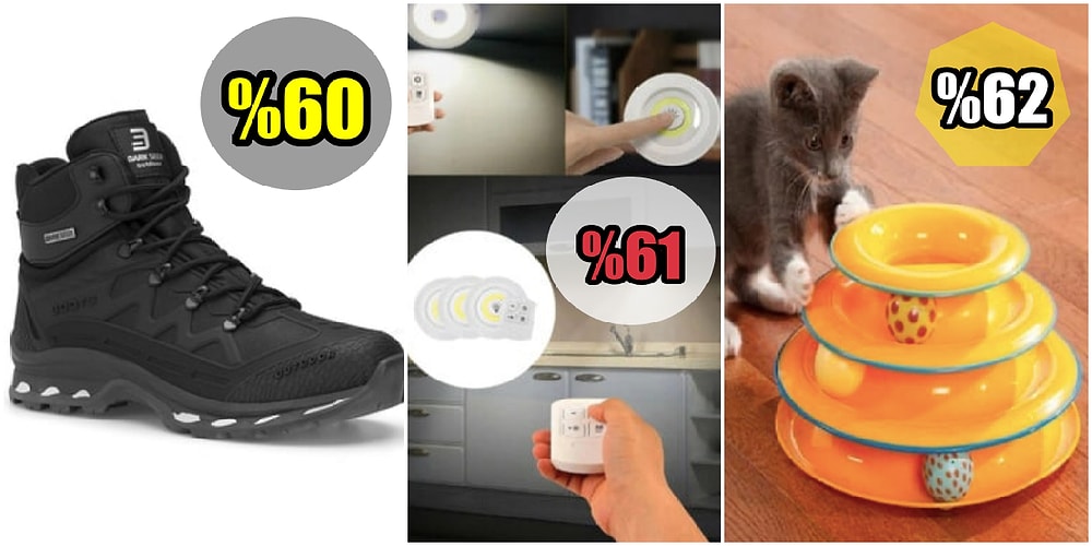 Patron Çıldırdı! %60 ve Üzeri İndirime Giren 21 Fırsat Ürünü