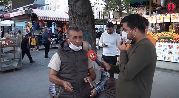 İlave Tv isimli YouTube kanalı, sokağa çıkara mikrofonu vatandaşlara uzattı.